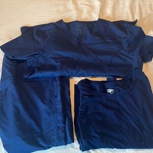 Cherokee Women's Navy Scrub Set
